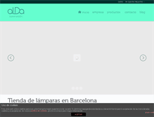 Tablet Screenshot of aldailuminacion.com